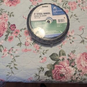 8" inch steel wheel